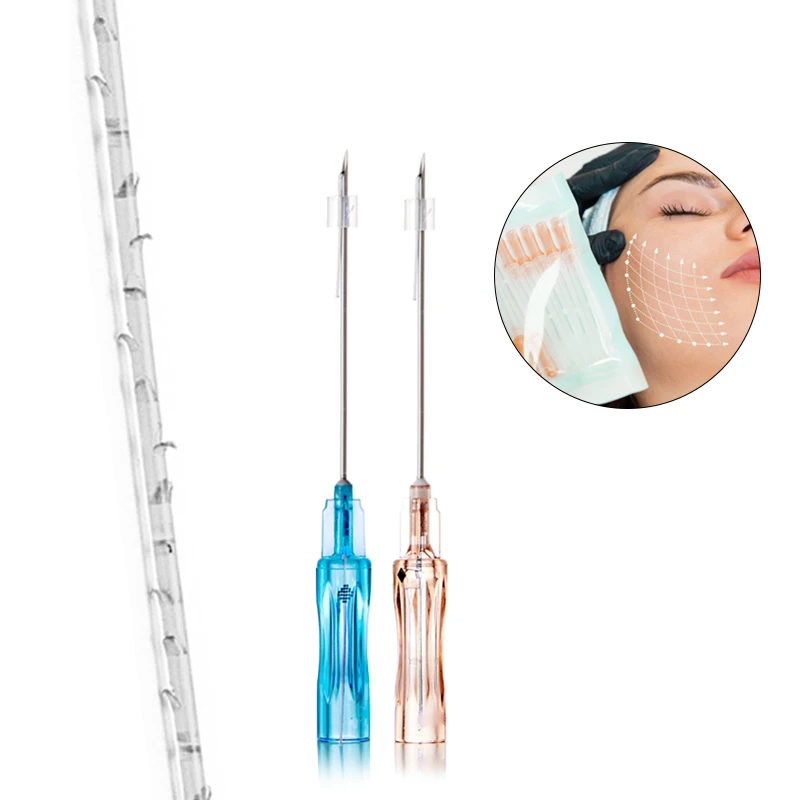 Нить PLLA COG 3D Thread Strong Facial Suspension, поднимающая колючую нить для формирования лица V-о