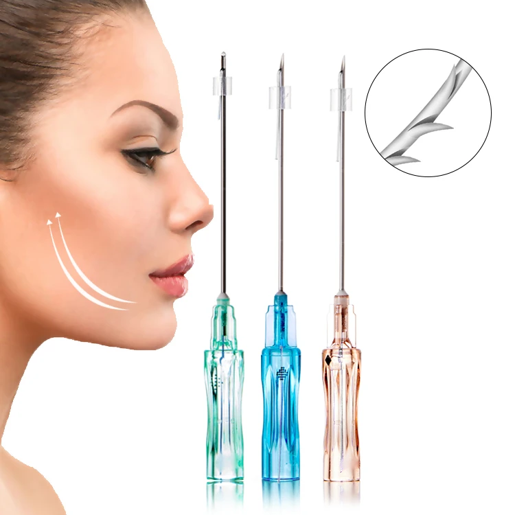Нить PLLA COG 3D Thread Strong Facial Suspension, поднимающая колючую нить для формирования лица V-о