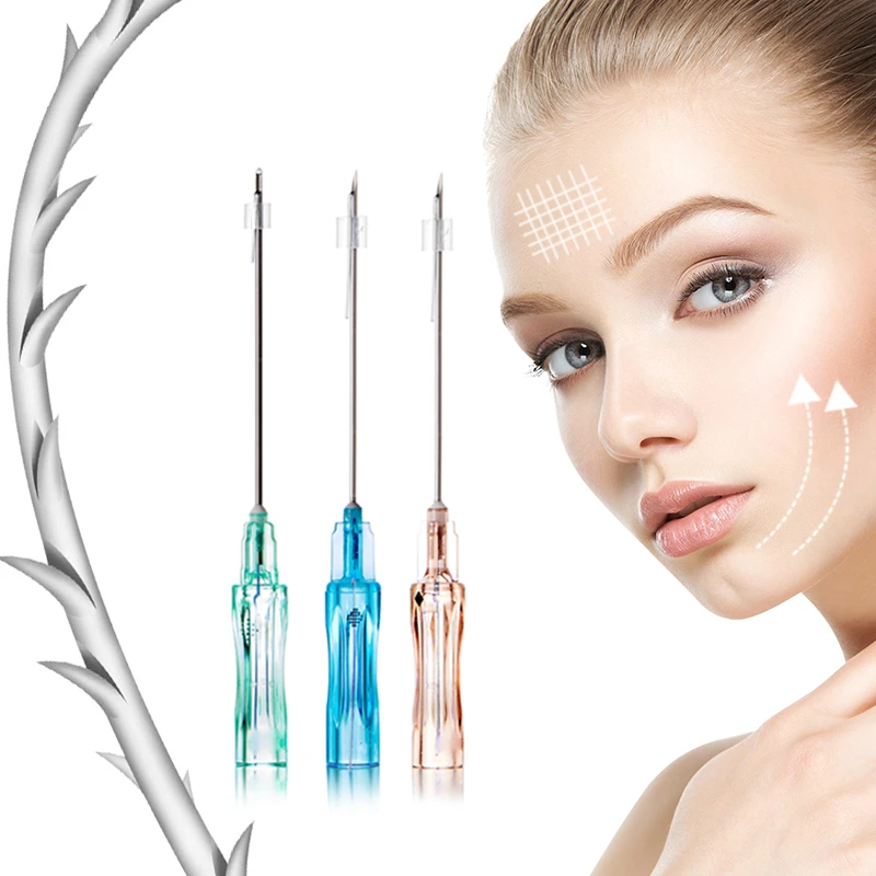 Нить PLLA COG 3D Thread Strong Facial Suspension, поднимающая колючую нить для формирования лица V-о